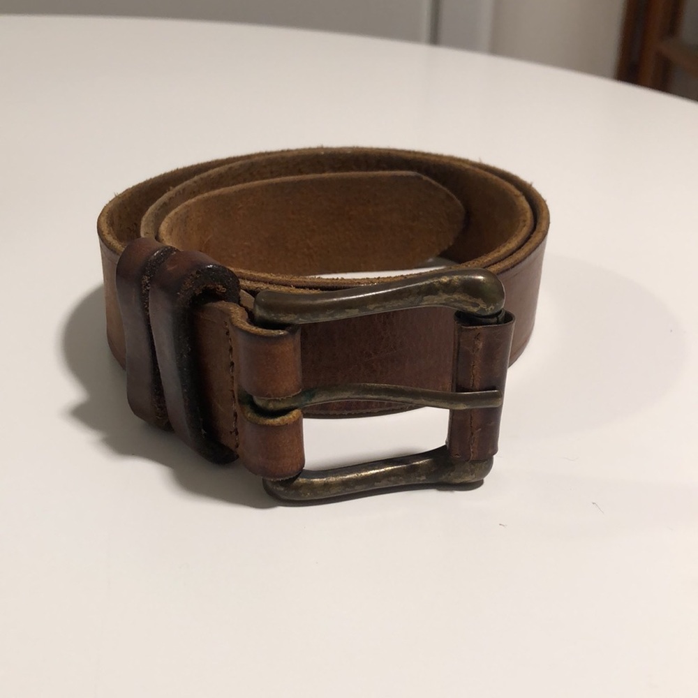 Genuine Leather Brown Belt 39in